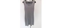 Robe droite chasuble pied de poule