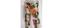 Pantalon vintage fleuri