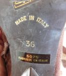 Bottes vintage daim marron