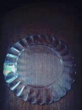 vintage DURALEX assiettes fleurs 