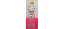 Jolie bouteille en verre "caniche"