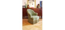 RARE - Fauteuil crapaud vintage fin 19ème siècle