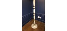 Lampadaire albâtre et laiton
