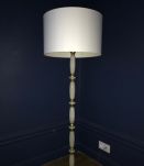 Lampadaire albâtre et laiton