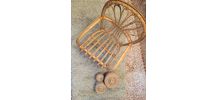 Chaise en rotin pour enfant