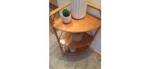 Meuble d'angle en rotin