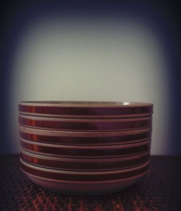 Gien - assiette en grès vernissé vintage