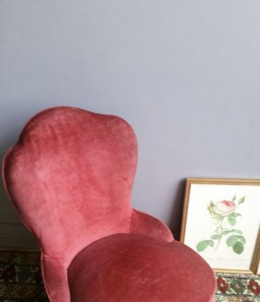 Fauteuil crapaud terracotta