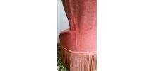 Fauteuil crapaud terracotta