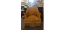 Fauteuil crapaud vintage