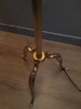 lampadaire  pied chrome or 1970 classic 