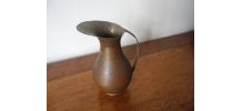Original Petit pot à lait ancien en cuivre  début 20ième