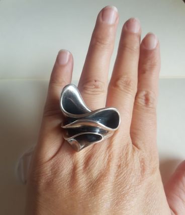 Bague en argent taille 54