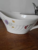 Saucière faience KG Luneville fin 19 ième 