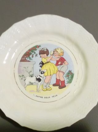 Assiette parlante à dessert enfants Bicot