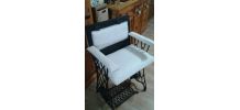 Fauteuil fait avec machine à coudre SINGER