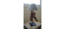 Lampe design bois 