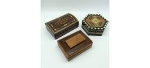 Lot de 3 boîtes en bois