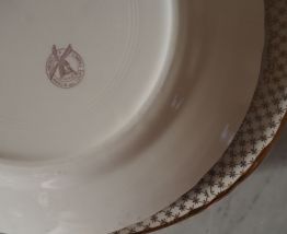 Lot de 6 assiettes plates Moulin des Loups Orchies