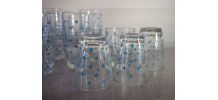 Lot de 17 verres