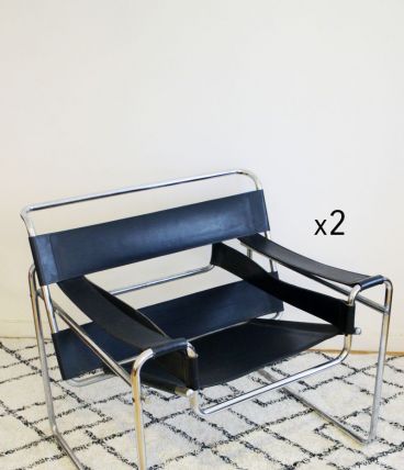 Fauteuil Wassily B3 de Marcel Breuer