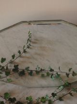 Miroir vintage octogonal biseauté