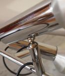 Suspension années 50 en métal chromé et alu