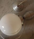 Suspension globe opaline vintage
