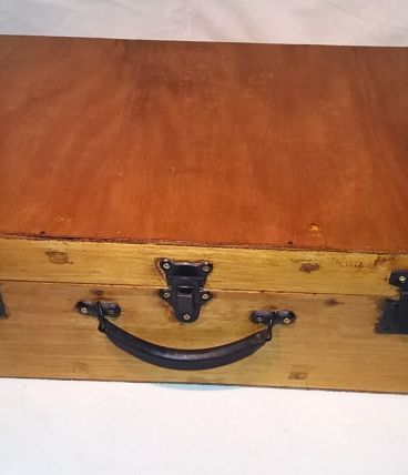 Ancienne valise bois 