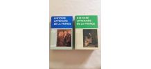 2 livres Histoire Littéraire de la France 