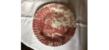 Plat rond porcelaine anglaise
