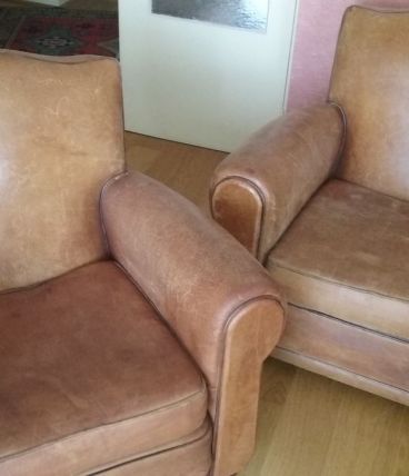 Fauteuils Club Moustache années 50/60