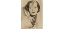 Photo portrait de Greta Garbo par le Studio G.L Manuel Frère