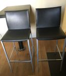 Paire de chaises hautes de bar Zanotta