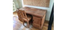 Bureau en bois teck massif