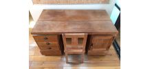 Bureau en bois teck massif