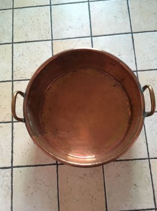 Bassine à confiture en cuivre