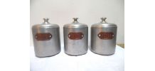 Trio de boite en alu vintage