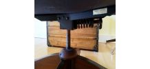 Fauteuil de bureau chesterfield de type capitaine année 1950