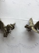 Coqs en métal 
