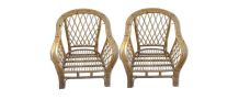 Fauteuil Rotin 1970