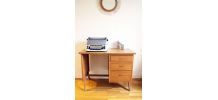Bureau vintage 1960's pieds compas