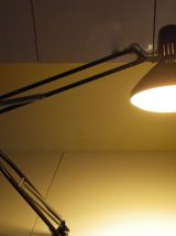 Lampe d architecte 2 bras tubulaires Tôle émaillée