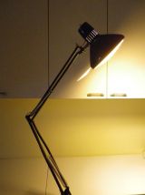 Lampe d architecte 2 bras tubulaires Tôle émaillée