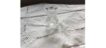 Petit vase en cristal taillé