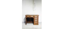 Bureau chêne vintage ministre années 60 