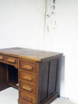 Bureau chêne vintage ministre années 60 