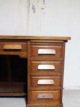 Bureau chêne vintage ministre années 60 
