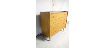 Commode scandinave vintage pieds compas 60's