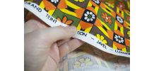tissu ameublement vintage années 70